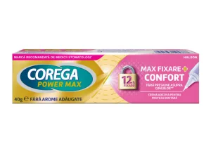 Crema adeziva pentru proteza Fixare & Confort, 40g, Corega
