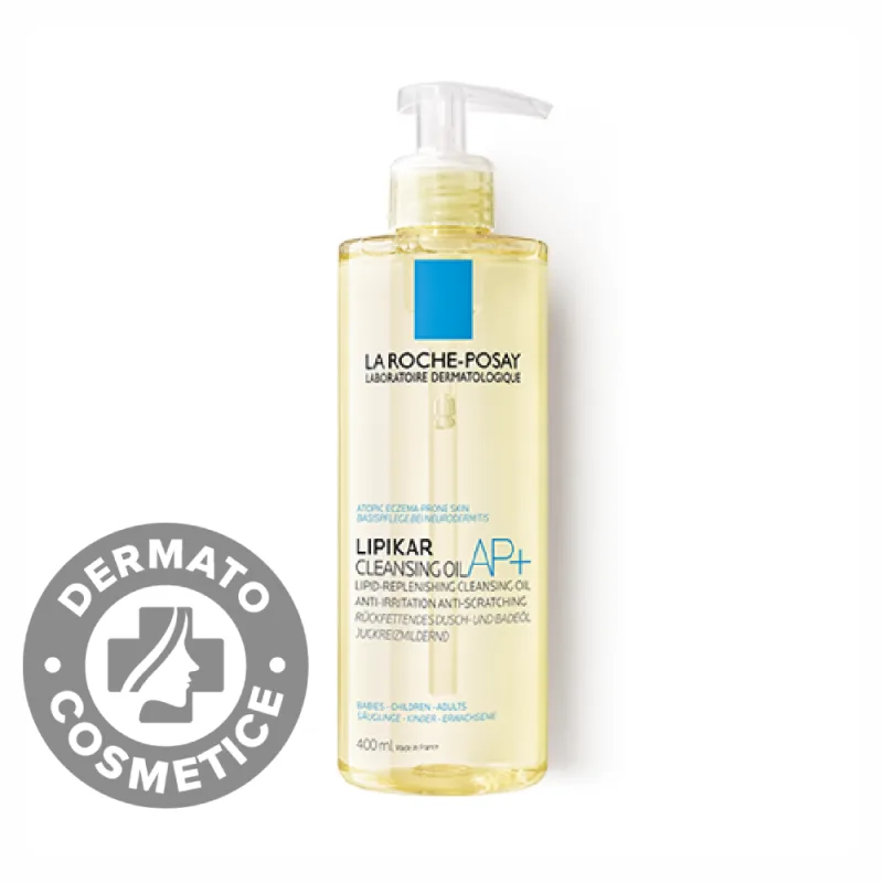 Ulei de spalare pentru pielea sensibila Lipikar AP+, 400ml, La Roche-Posay — preț și oferte