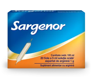 Sargenor Solutie orala, 20 fiole, Viatris