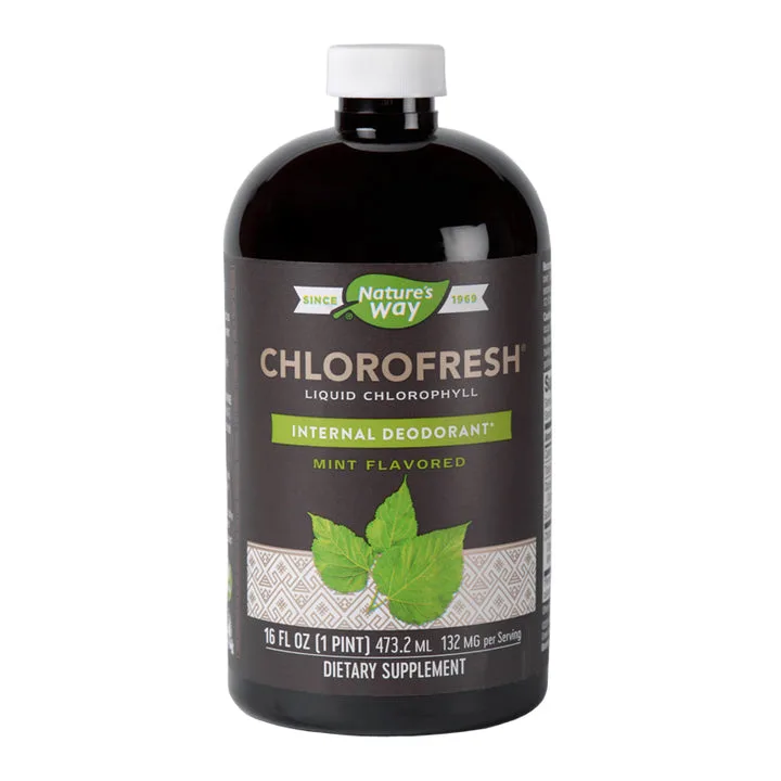 Chlorofresh Mint Liquid Nature's Way, 473.2ml, Secom — preț și oferte