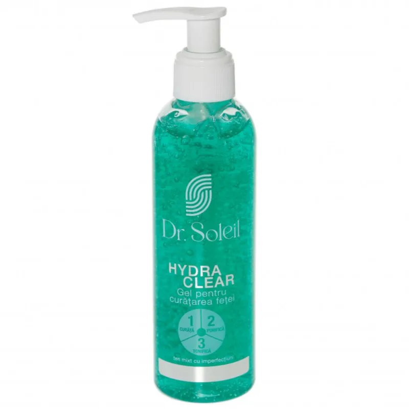 Gel pentru curatarea fetei Hydra Clear, 200ml, Dr. Soleil — preț și oferte