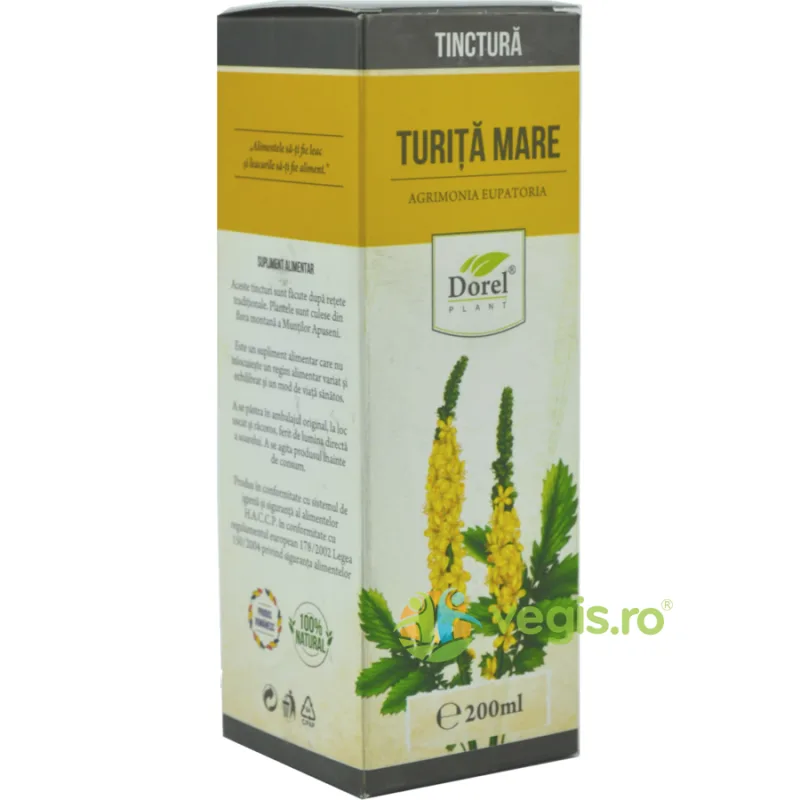 Tinctura de Turita mare, 200ml, Dorel Plant — preț și oferte