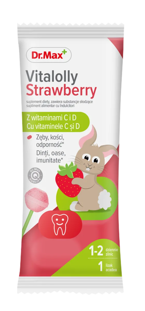 Dr. Max Vitalolly Strawberry, 1 acadea — preț și oferte
