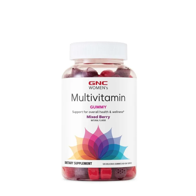 Multivitamine pentru femei cu aroma de fructe de padure, 120 jeleuri, GNC — preț și oferte