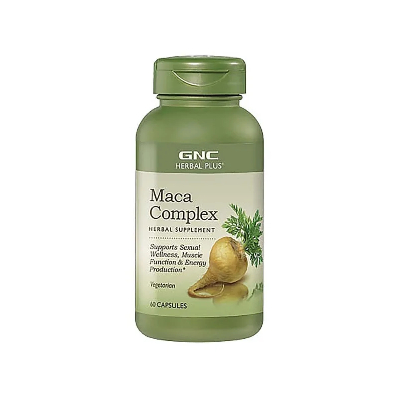 Maca Complex Herbal Plus®, 60 capsule, GNC — preț și oferte