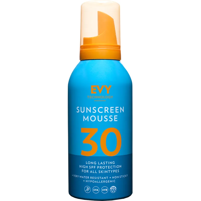Spuma pentru fata si corp cu SPF30 Sunscreen Mousse, 150ml, Evy Technology — preț și oferte