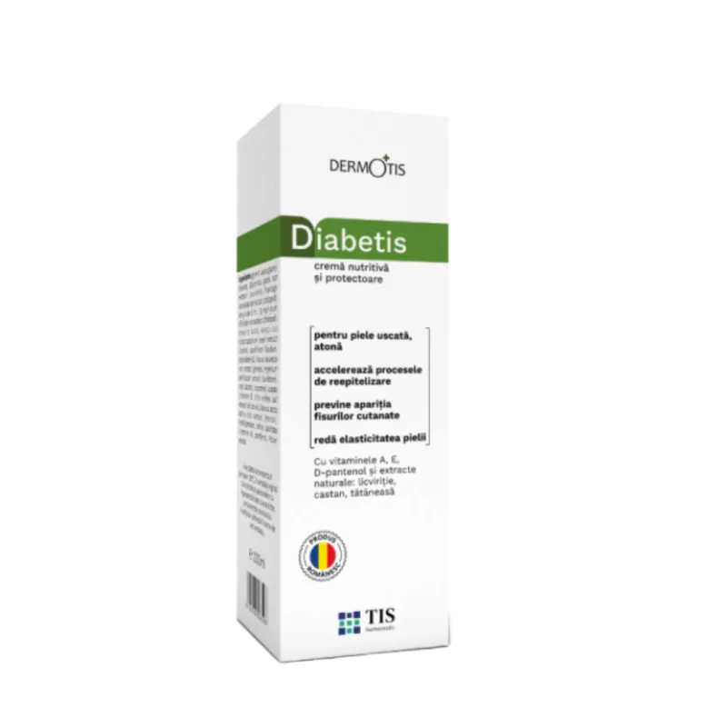 Crema nutritiva si protectoare DiabeTis, 100 ml, Tis Farmaceutic — preț și oferte
