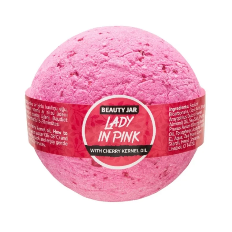 Bila de baie cu ulei din samburi de cirese Lady in Pink, 150g, Beauty Jar — preț și oferte
