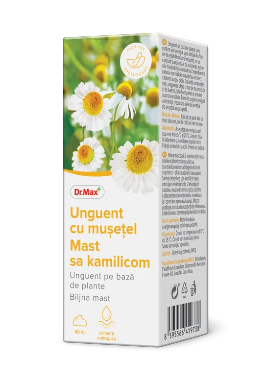 Dr. Max Unguent cu musetel, 60ml — preț și oferte