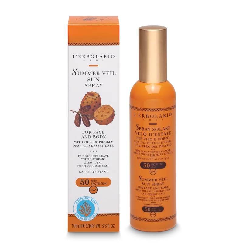 L'Erbolario Spray Sun pentru fata si corp SPF50, 100ml — preț și oferte
