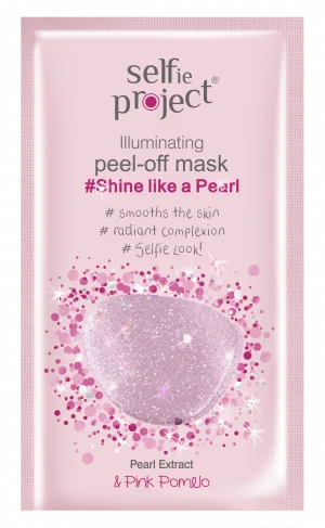 Masca exfolianta iluminanta Galaxy Shine Like A Pearl, 12ml, Selfie Project