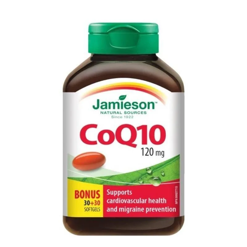 Coenzima Q10 120 mg, 60 capsule, Jamieson — preț și oferte