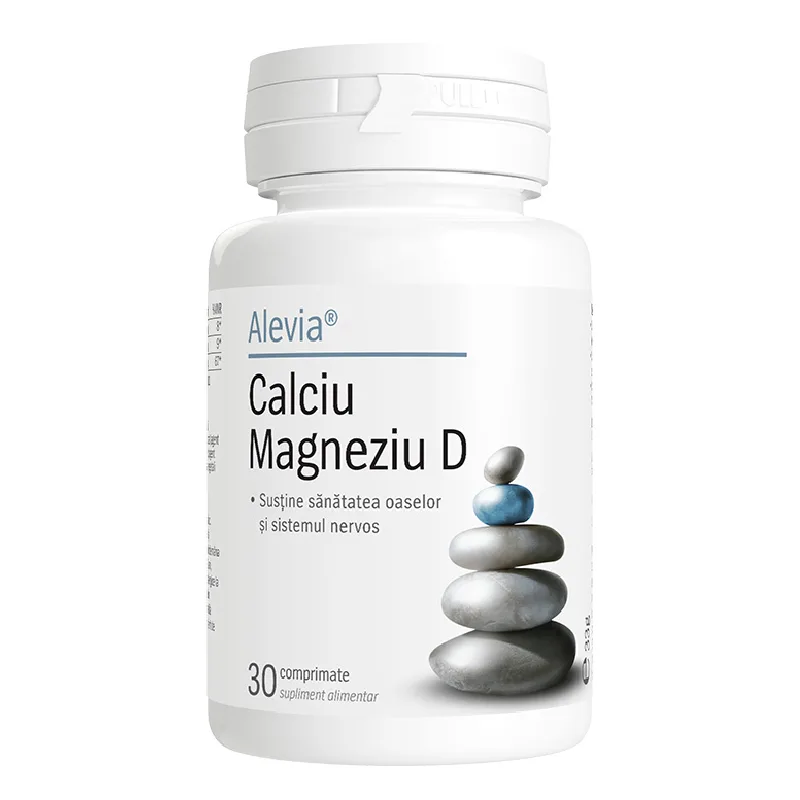 Alevia Calciu magneziu D x 30 cpr — preț și oferte