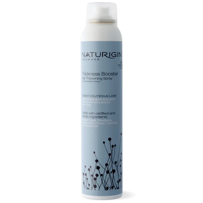 Spray fixativ pentru volum cu sustinere usoara Thickness Booster, 200ml, Naturigin — preț și oferte