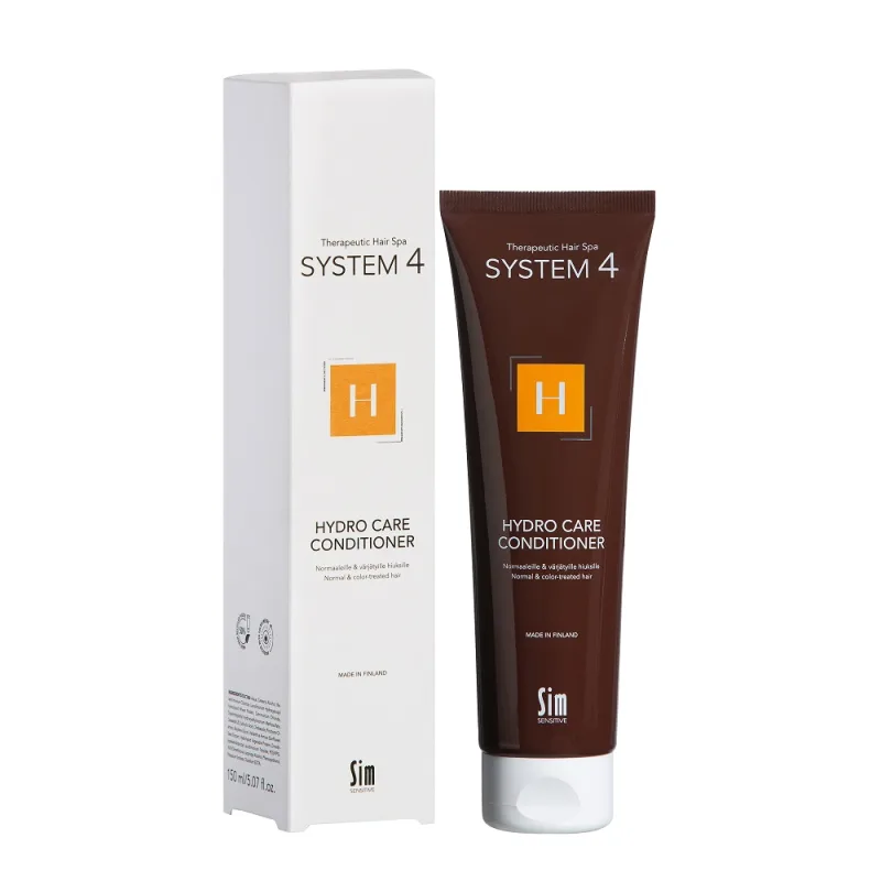 Balsam hidratant pentru parul uscat sau tratat prin colorare Hydro H Care System 4 Therapeutical Hair Spa, 150ml, Sim Sensitive — preț și oferte