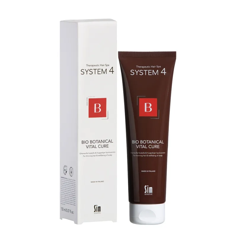 Balsam fortifiant anticadere si regenerant pentru scalpul si parul subtiat System 4 Therapeutical Hair Spa, 150ml, Sim Sensitive — preț și oferte