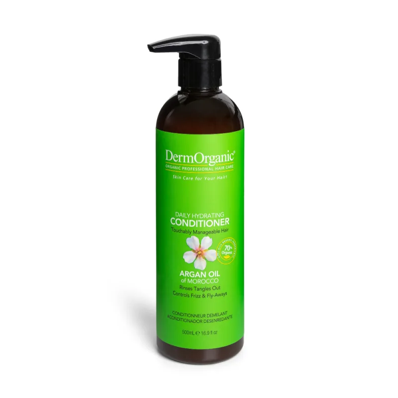 Balsam de par profesional hidratant cu ulei de argan, 500ml, DermOrganic — preț și oferte