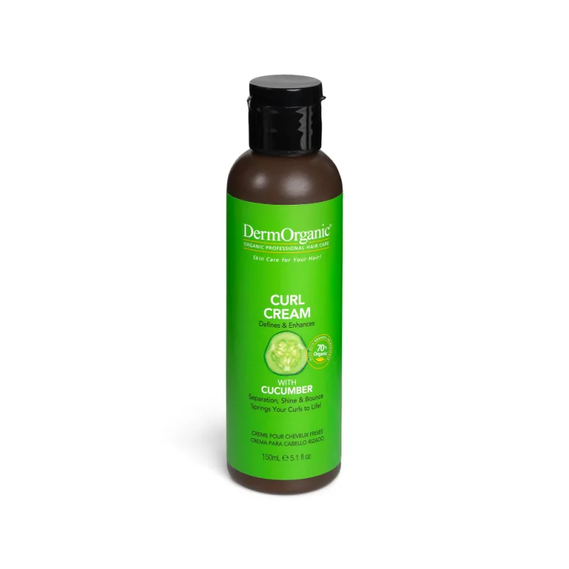 Crema modelatoare pentru par cret 70% Organic, 150ml, DermOrganic — preț și oferte