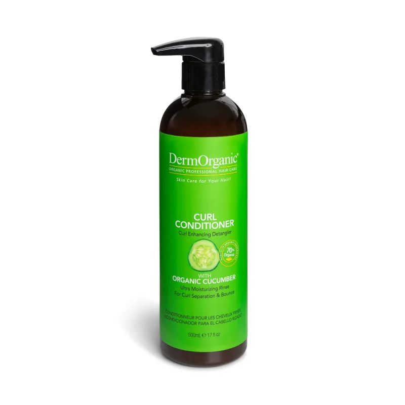 Balsam de par profesional hidratant pentru par cret Curl Care, 500ml, DermOrganic — preț și oferte