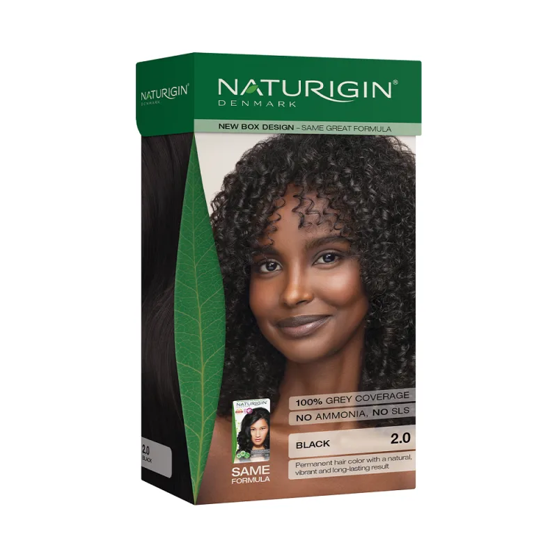 Vopsea de par Black 2.0, 115ml, Naturigin — preț și oferte