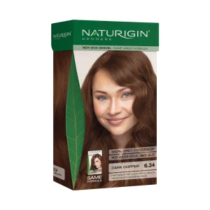 Vopsea de par Dark Copper 6.34, 115ml, Naturigin