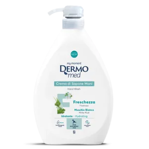 Dispenser Sapun lichid crema cu mosc alb, 1000ml, Dermomed