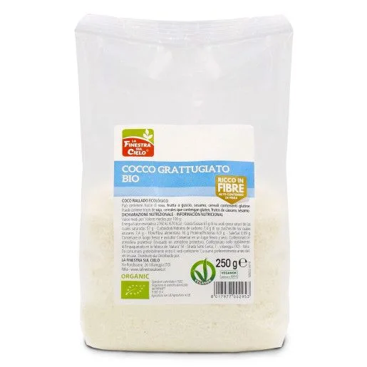 Fulgi de nuca de cocos Bio, 250g, La Finestra Sul Cielo — preț și oferte