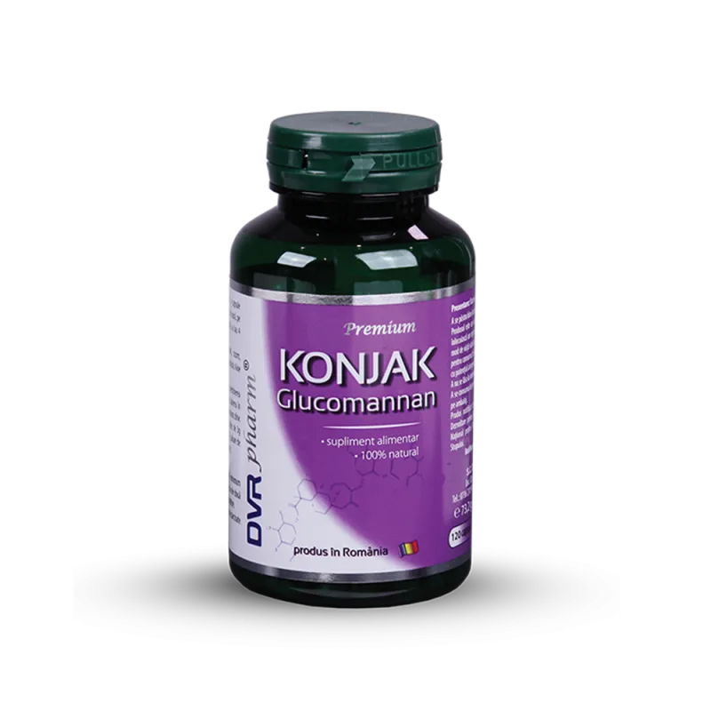 Konjak Glucomannan, 120 capsule, DVR Pharm — preț și oferte