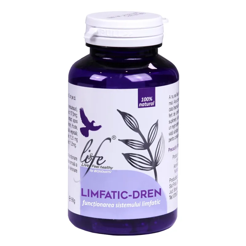 Limfatic-dren, 120 capsule, Bionovativ — preț și oferte