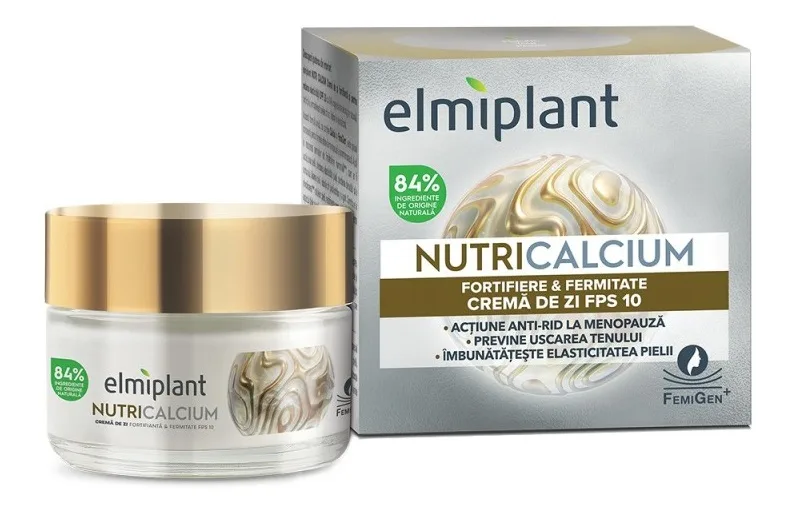 Crema de zi cu FPS10 Nutricalcium, 50ml, Elmiplant — preț și oferte