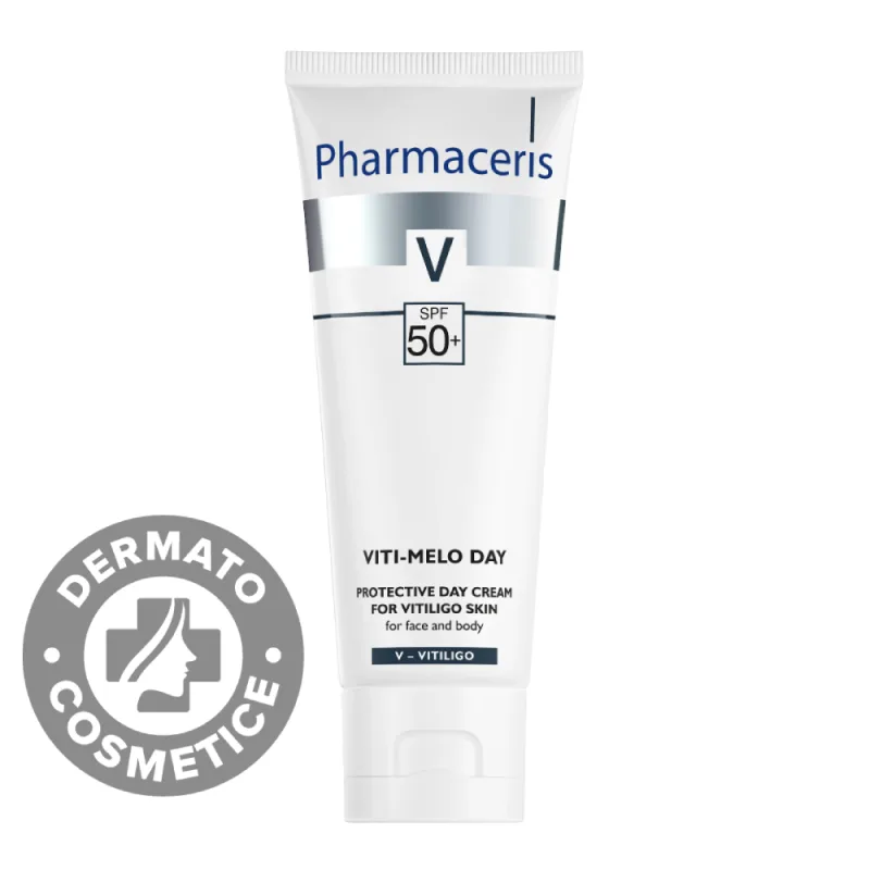 Crema de zi protectoare vitiligo pentru ten si corp Vita-Melo V, 75ml, Pharmaceris — preț și oferte