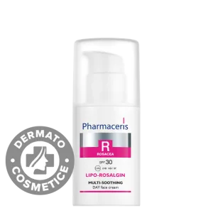 Crema de zi calmanta pentru ten uscat SPF30 Lipo-Rosalgin R, 30ml, Pharmaceris