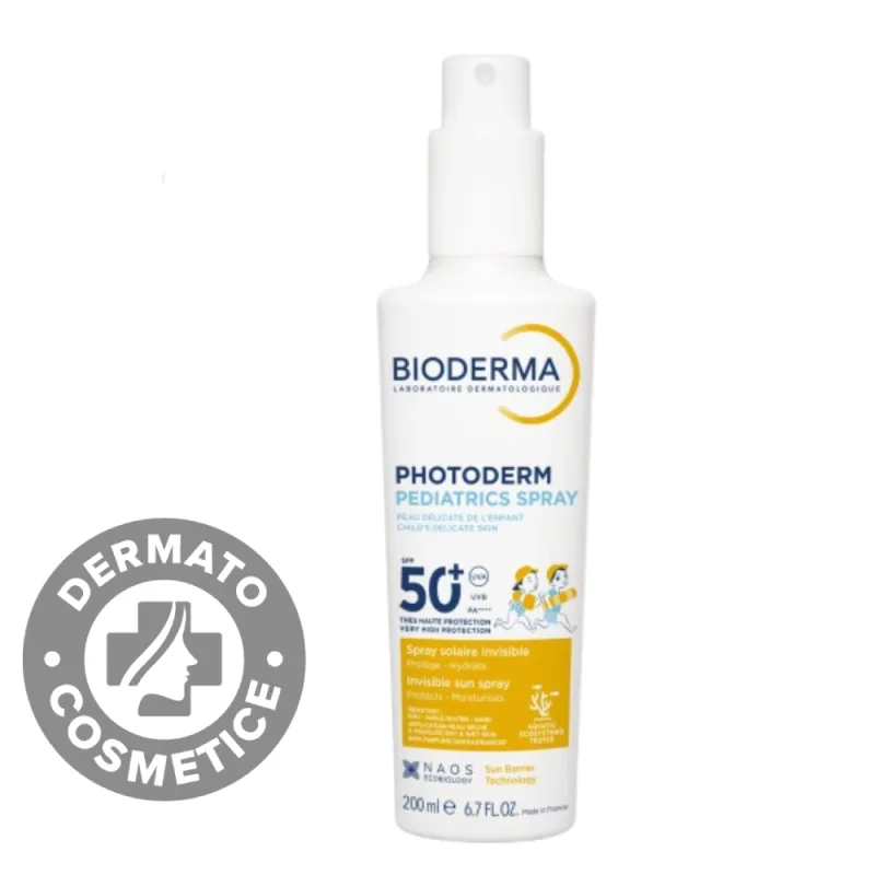 Spray cu protectie solara SPF 50+ pentru copii Photoderm Pediatrics, 200ml, Bioderma — preț și oferte