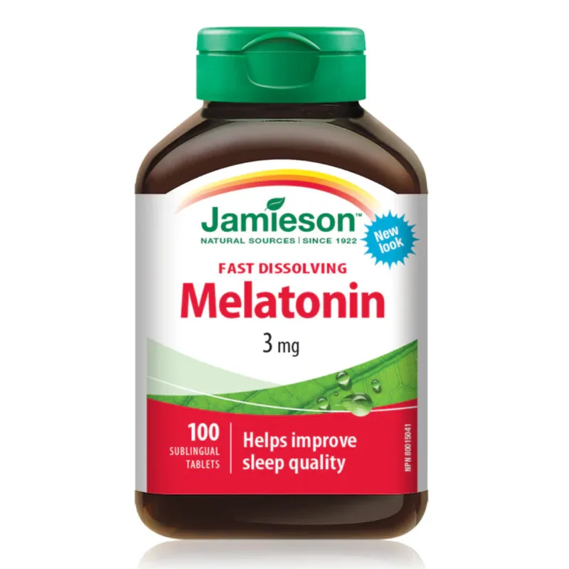 Melatonina 3mg, 100 tablete sublinguale, Jamieson — preț și oferte