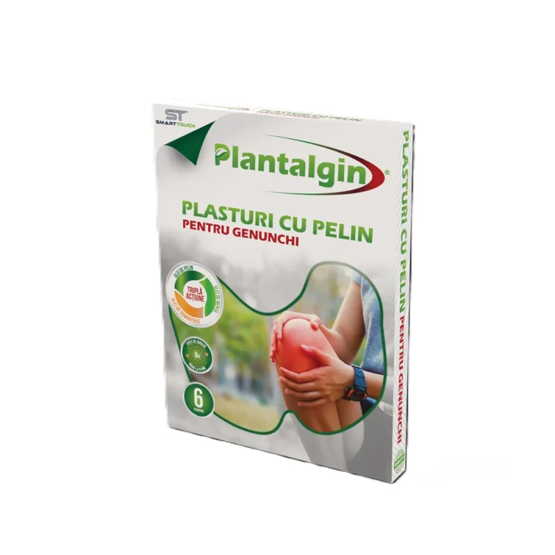 Plasturi cu pelin pentru dureri de genunchi, 6 bucati, Plantalgin — preț și oferte
