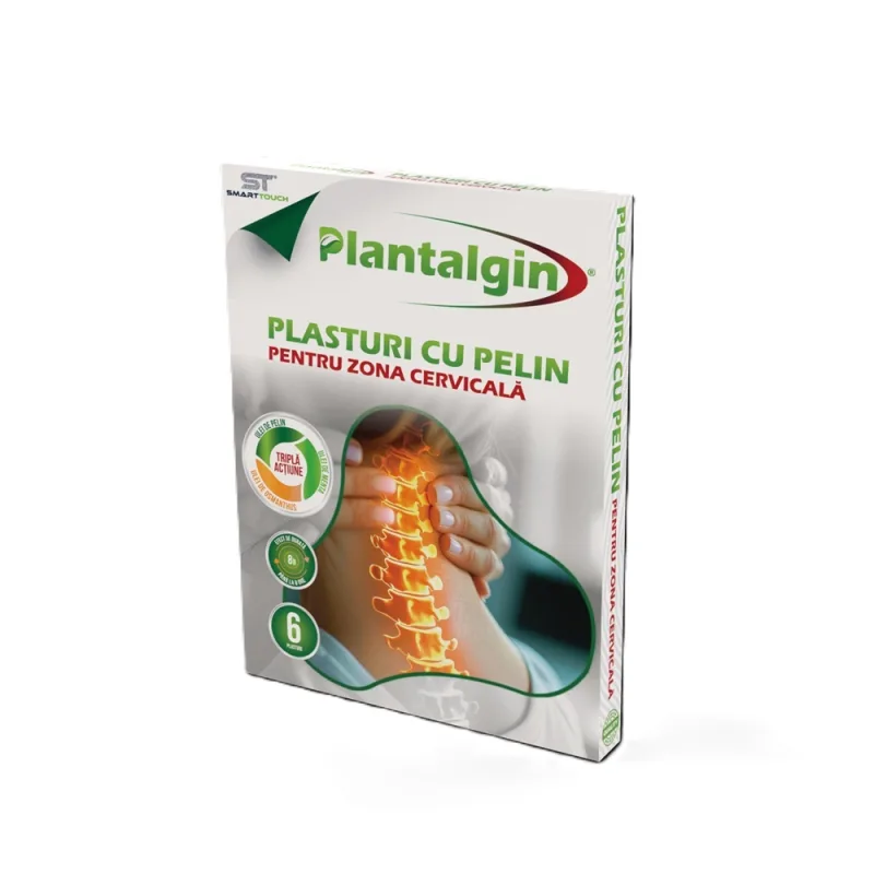 Plasturi cu pelin pentru dureri cervicale, 6 bucati, Plantalgin — preț și oferte