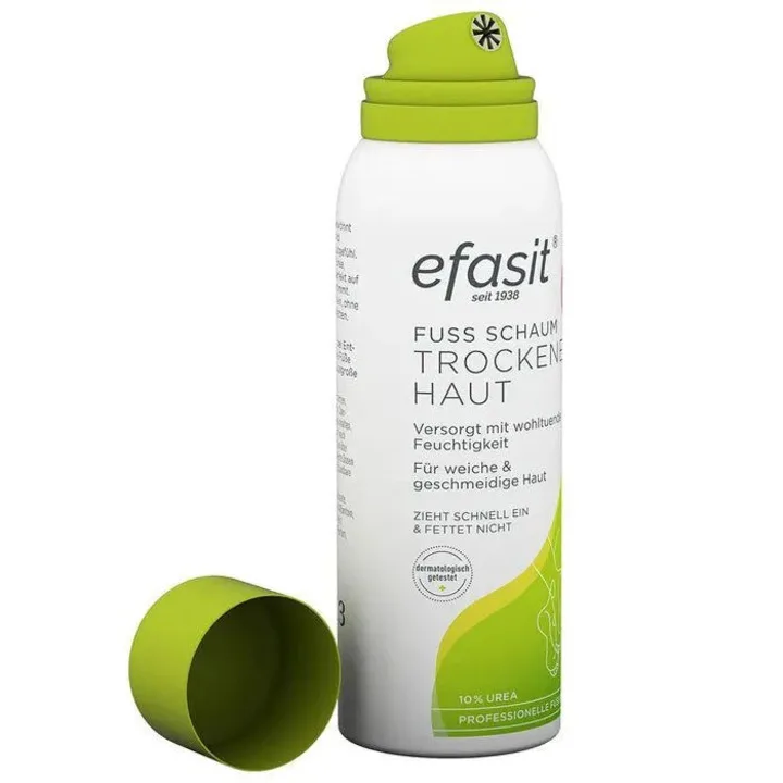 Spuma pentru picioare si piele uscata cu 10% uree, 125ml, Efasit — preț și oferte