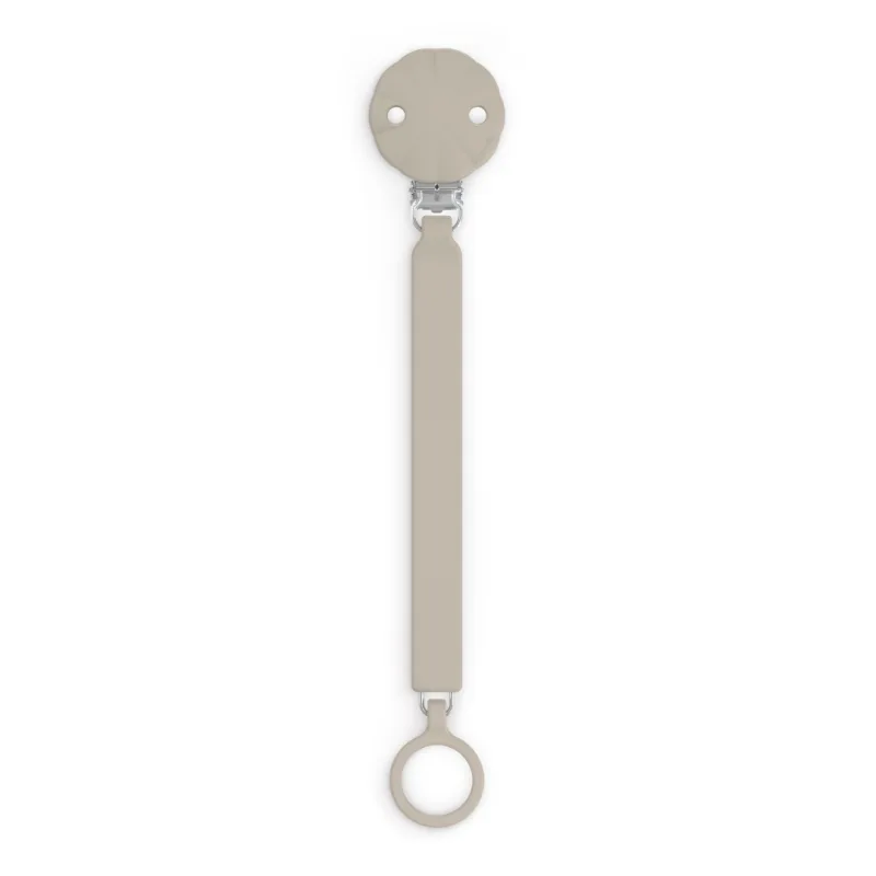 Lantisor din silicon cu clips pentru suzeta Wonder, Gri, 1 bucata, Suavinex — preț și oferte