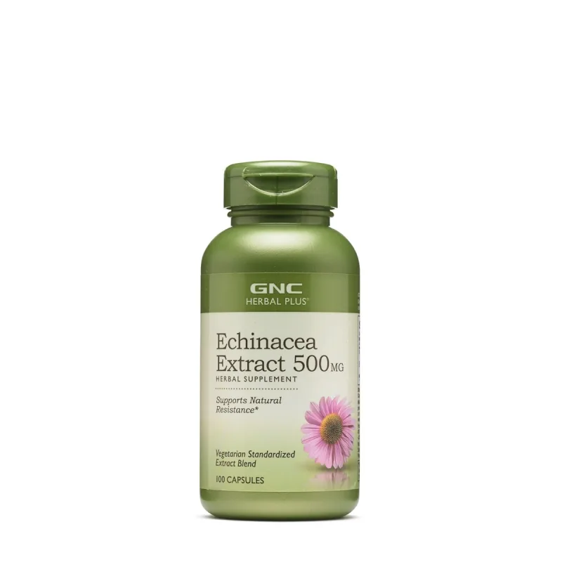 Extract de Echinaceea 500mg, 100 capsule, GNC — preț și oferte