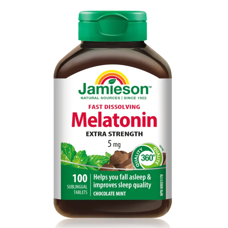 Melatonina 5mg, 100 tablete sublinguale, Jamieson — preț și oferte