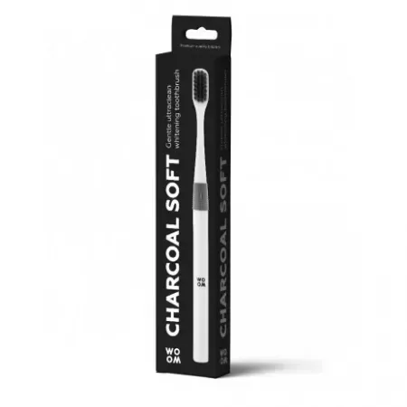 Periuta de dinti Charcoal Soft, 1 bucata, Woom — preț și oferte