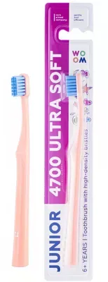 Periuta de dinti pentru copii Junior 4700 Ultra Soft, 1 bucata, Woom — preț și oferte