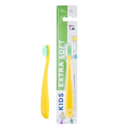 Periuta de dinti pentru copii Kids Extra Soft, 1 bucata, Woom — preț și oferte