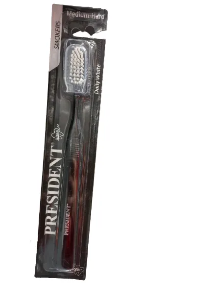 Periuta de dinti White for Smokers, 1 bucata, President — preț și oferte
