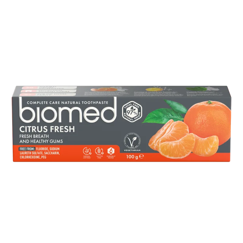 Pasta de dinti Citrus Fresh, 75ml, Biomed — preț și oferte