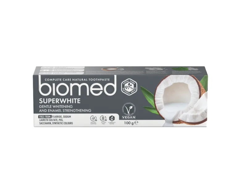 Pasta de dinti Superwhite, 75ml, Biomed — preț și oferte