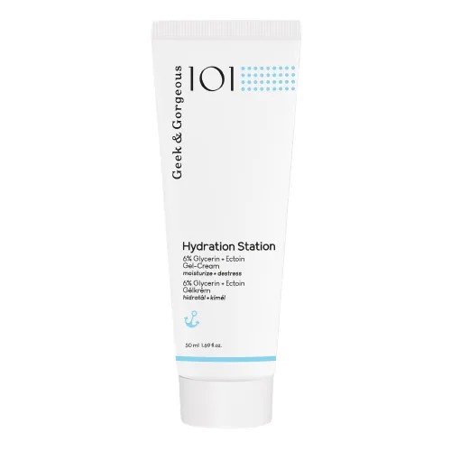 Crema-Gel 6% ectoina + glicerina Hydration Station, 50ml, Geek&Gorgeous — preț și oferte