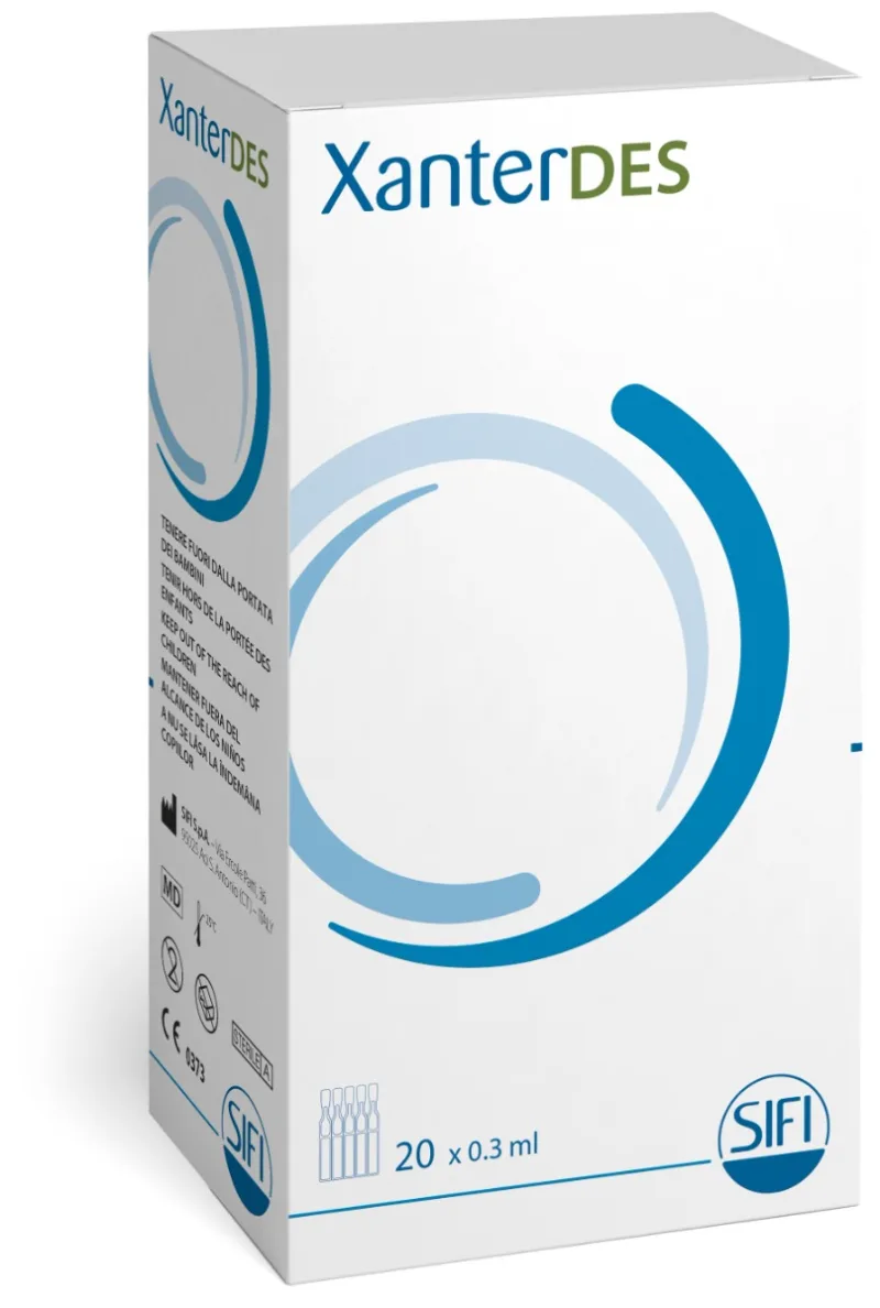 Solutie oftalmica Xanterdes, 20 fiole x 0.3 ml, SIFI — preț și oferte