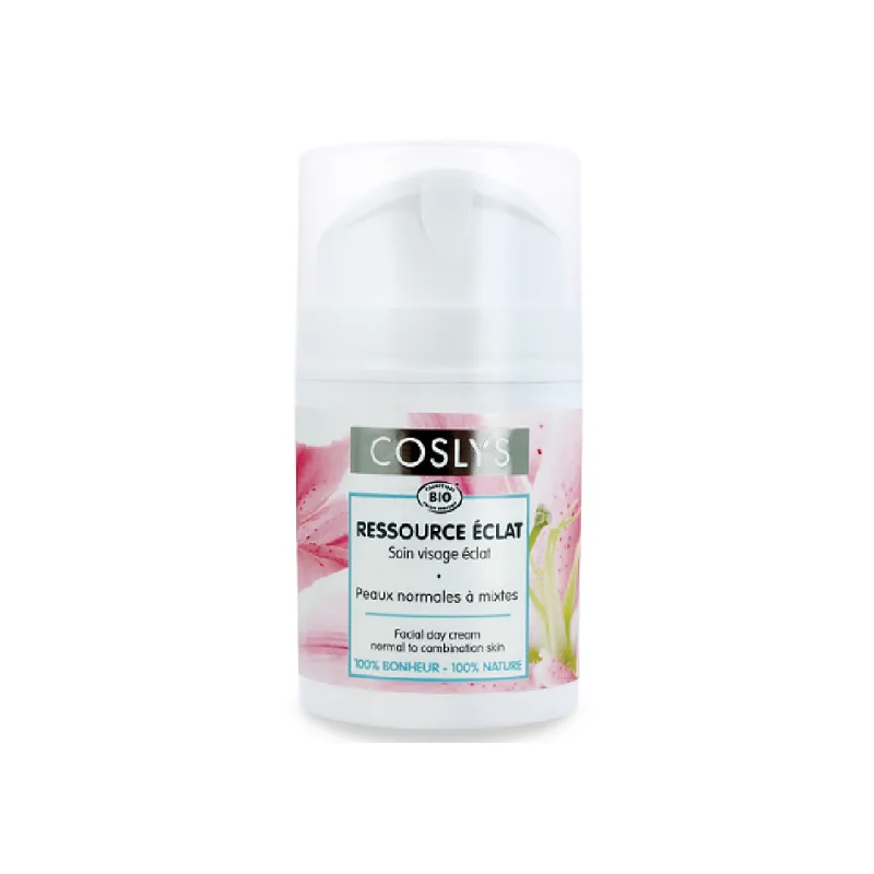 Crema hidratanta bio de zi si noapte pentru ten normal si mixt cu extract de crin, 50ml, Coslys — preț și oferte