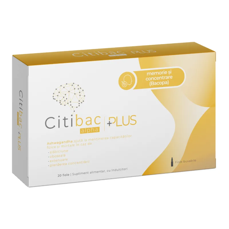 Citibac Alpha Plus, 20 fiole, Plantapol — preț și oferte